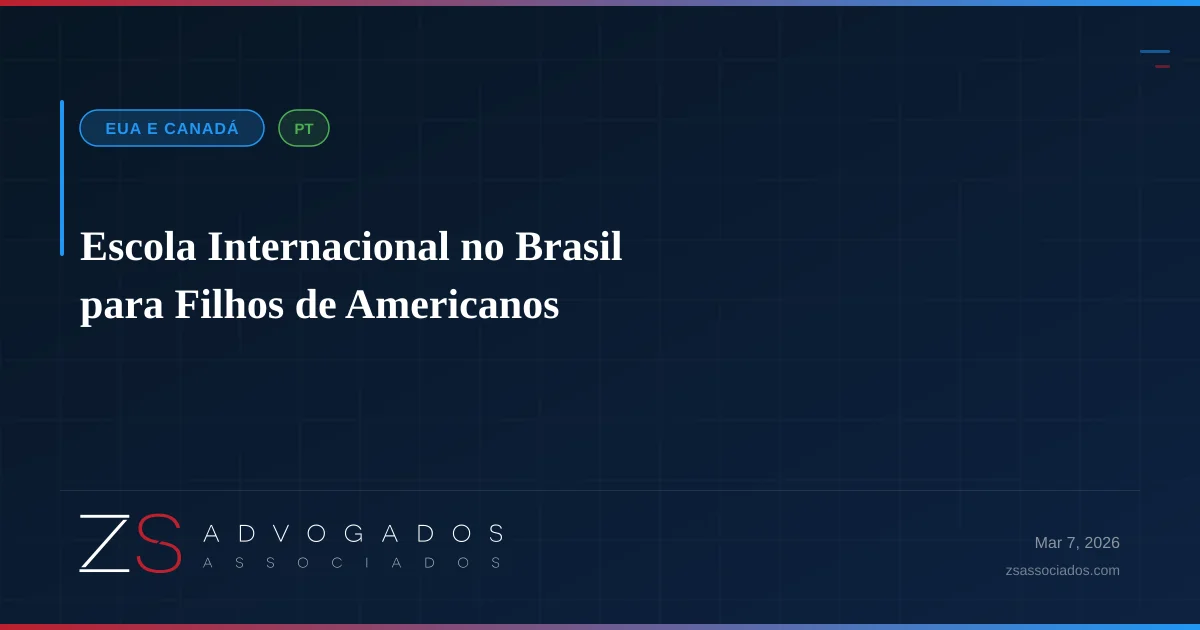 Escola Internacional no Brasil para Filhos de Americanos