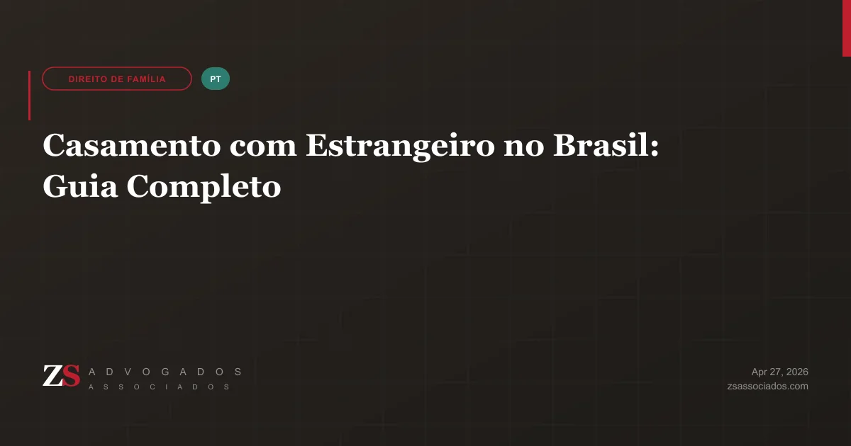 Ilustração sobre casamento com estrangeiro no Brasil
