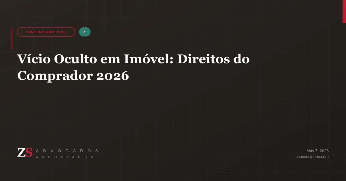 Ilustração sobre vícios ocultos em imóveis e direitos do comprador