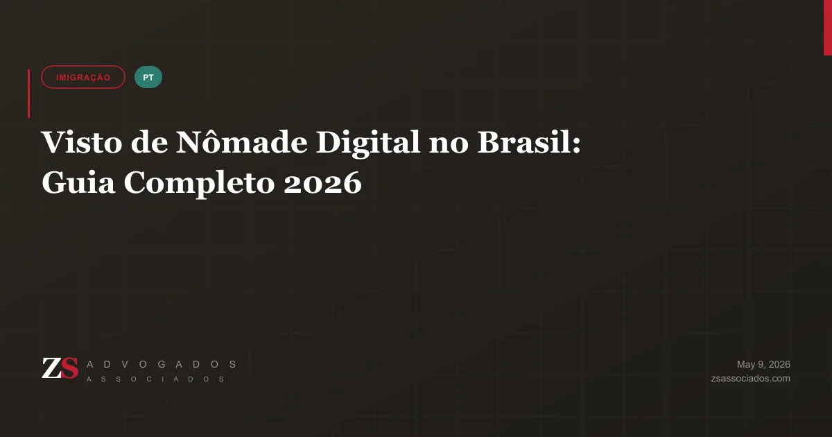 Ilustração sobre Visto de Nômade Digital no Brasil: Guia Completo 2026