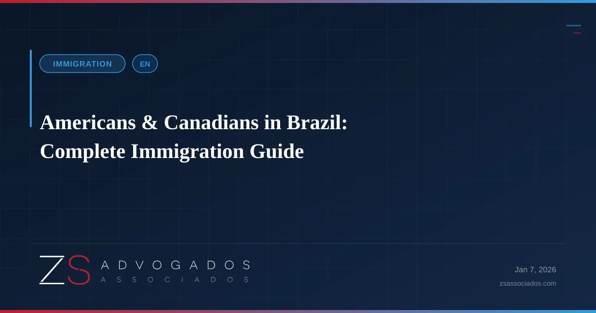 Illustration about Americans and Canadians in Brazil: Complete Immigration Guide