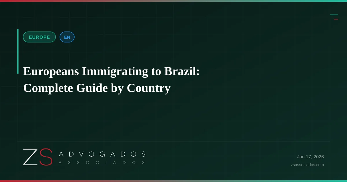Illustration about Europeans Immigrating to Brazil: Complete Guide by Country