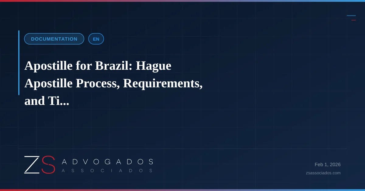 Illustration about Apostille for Brazil: Hague Apostille Process, Requirements, and Ti...