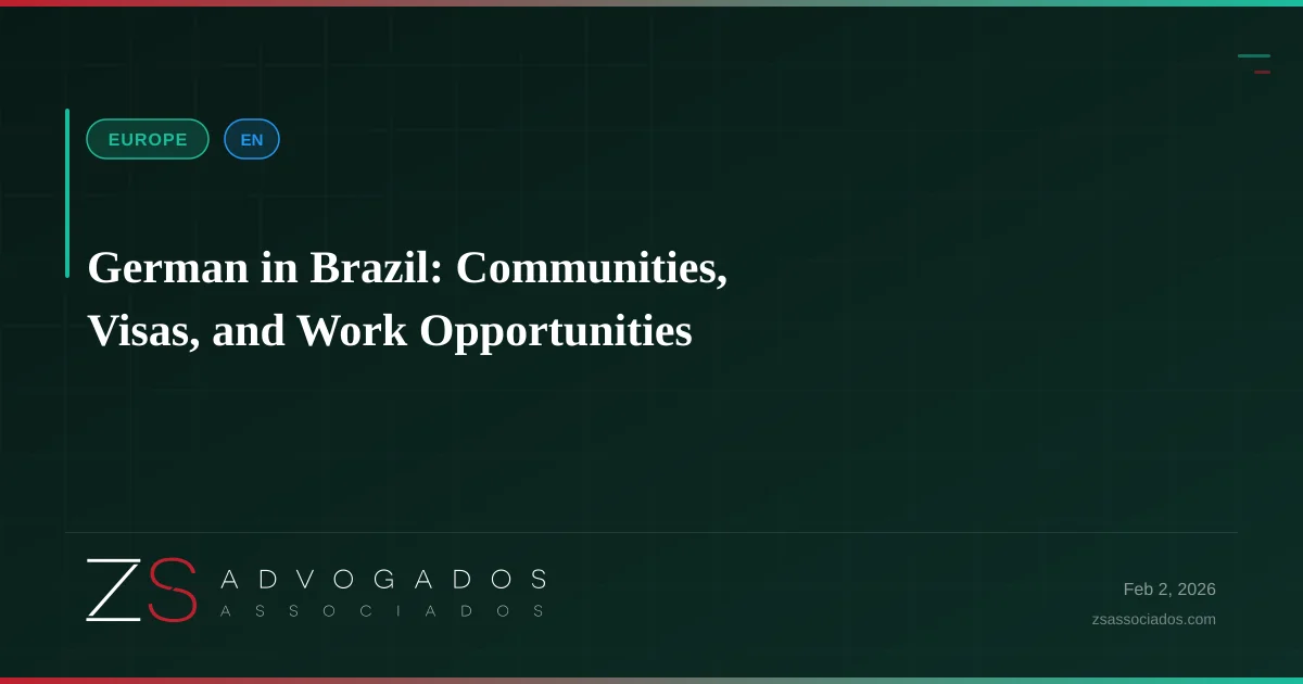 German immigrants in Brazil working in technical fields