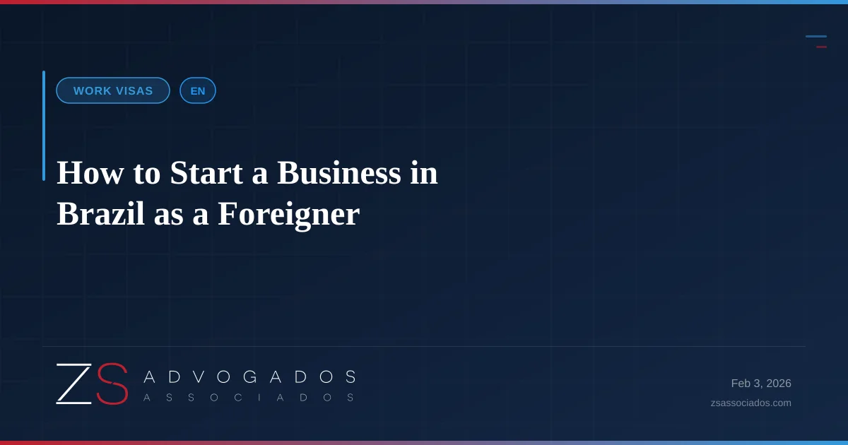 Illustration about How to Start a Business in Brazil as a Foreigner