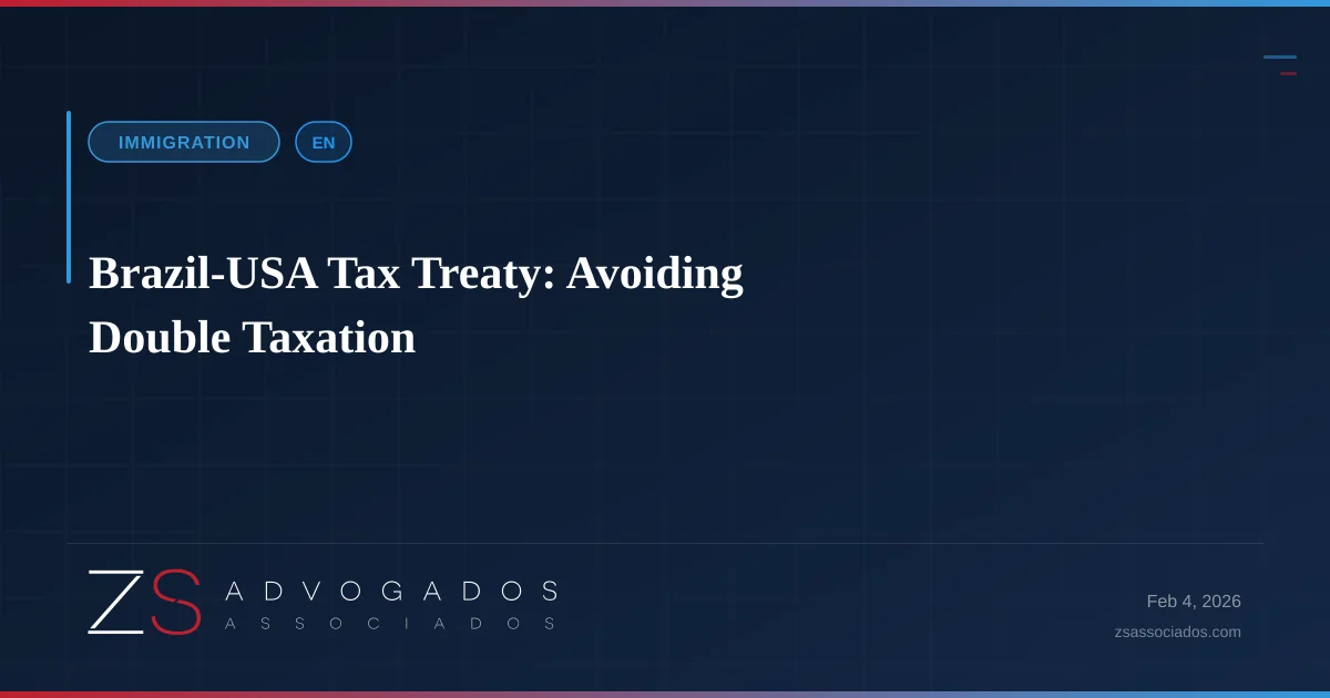 Illustration about Brazil-USA Tax Treaty: Avoiding Double Taxation