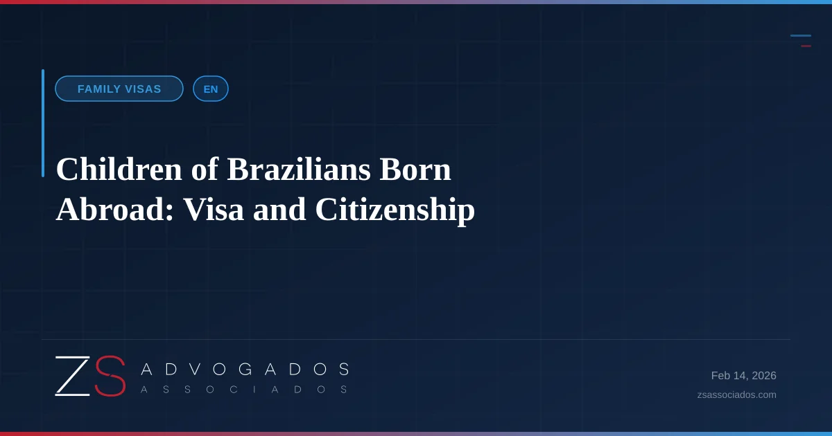 Illustration about Children of Brazilians Born Abroad: Visa and Citizenship