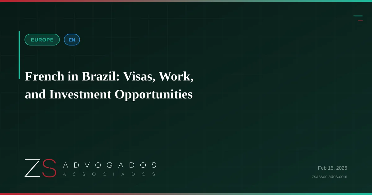French immigrants in Brazil pursuing opportunities