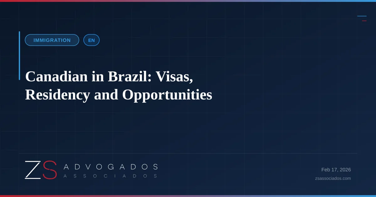 Illustration about Canadian in Brazil: Visas, Residency and Opportunities