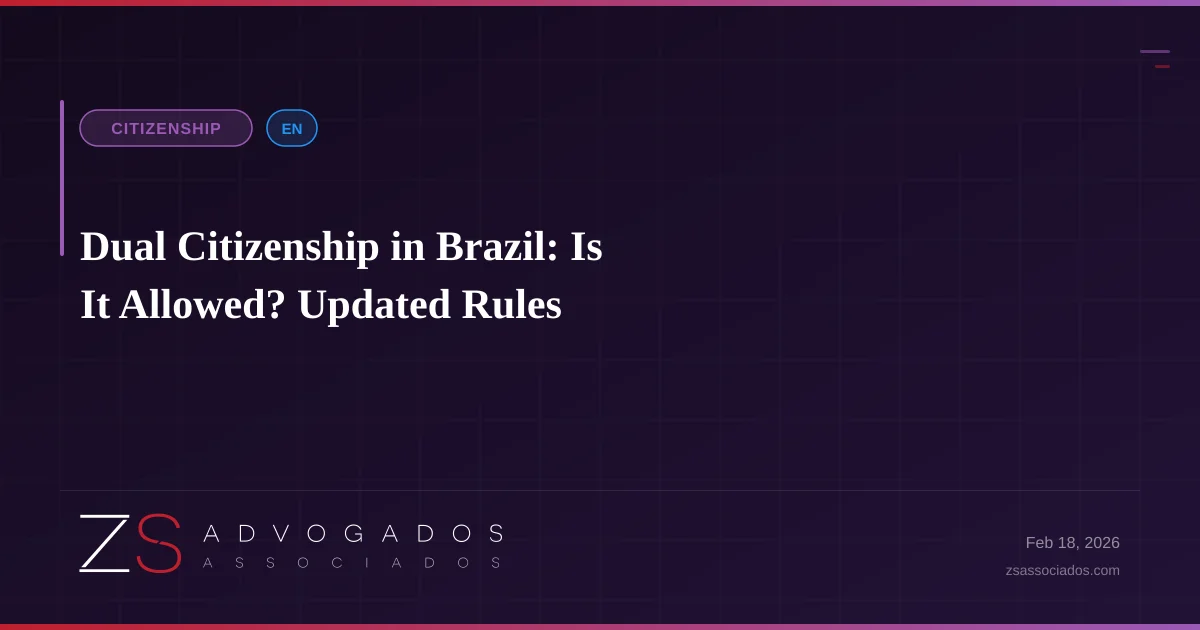 Illustration about Dual Citizenship in Brazil: Is It Allowed? Updated Rules