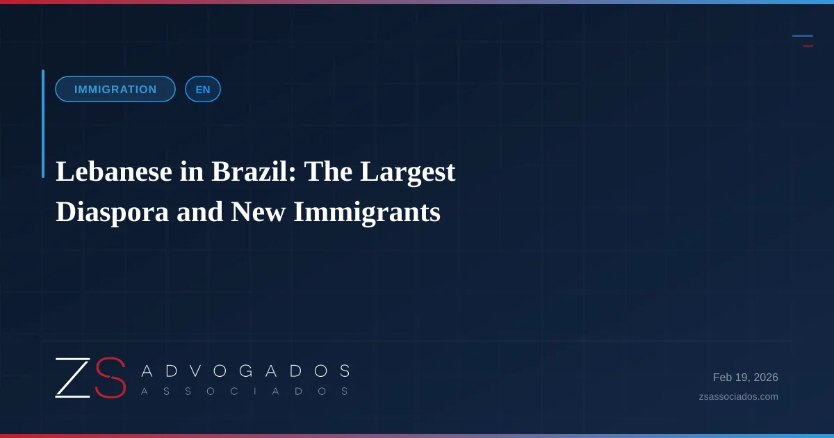 Illustration about Lebanese in Brazil: The Largest Diaspora and New Immigrants