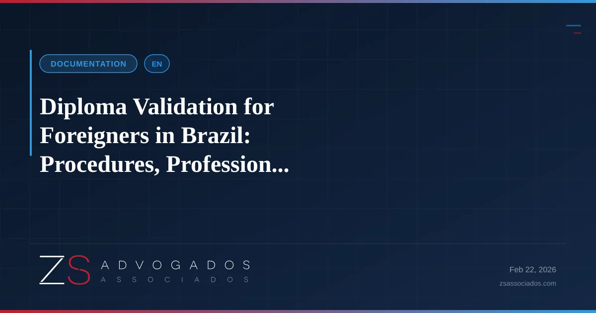 Illustration about Diploma Validation for Foreigners in Brazil: Procedures, Profession...