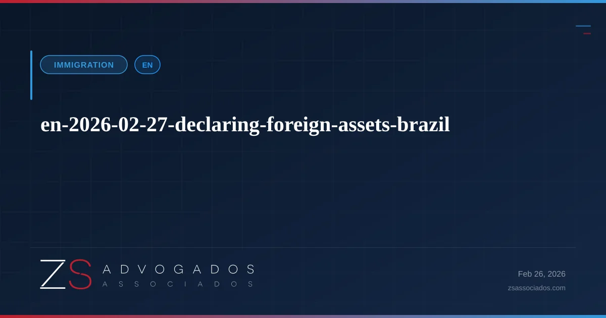 Illustration about Declaring Foreign Assets in Brazil: Expat Tax Guide