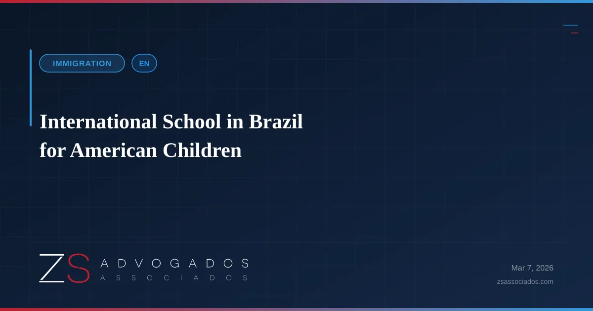 Illustration about International School in Brazil for American Children