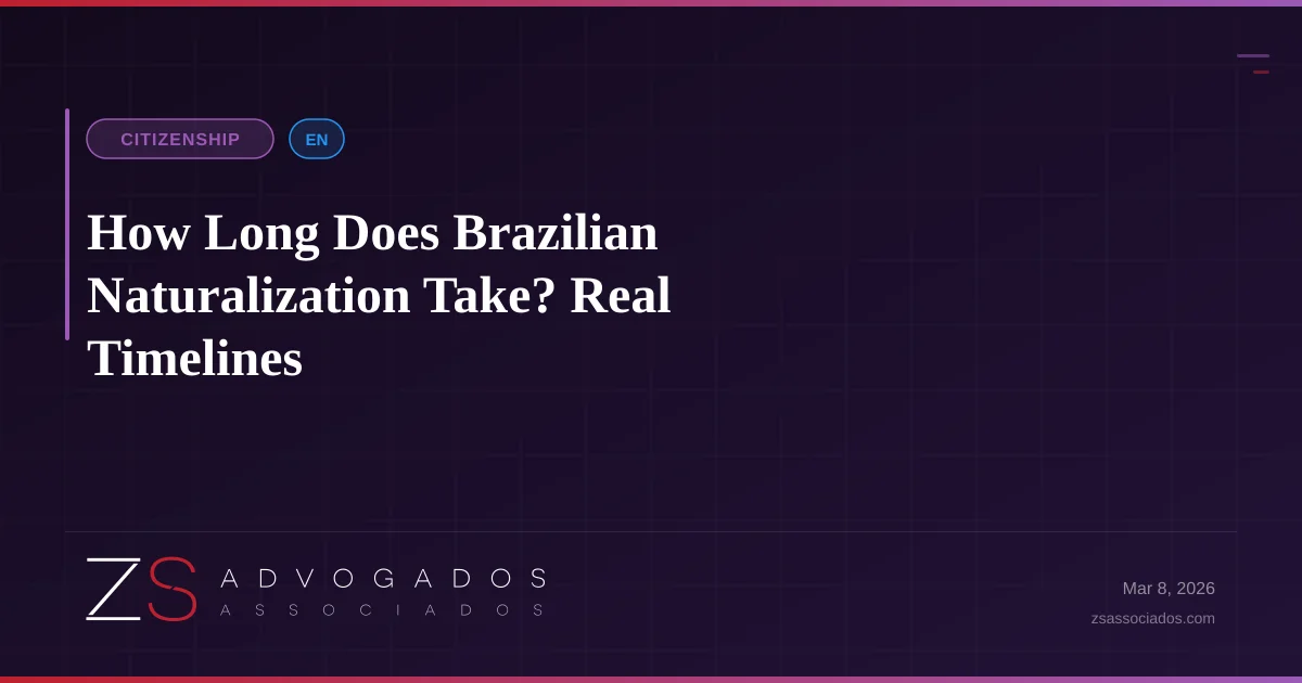 Illustration about How Long Does Brazilian Naturalization Take? Real Timelines