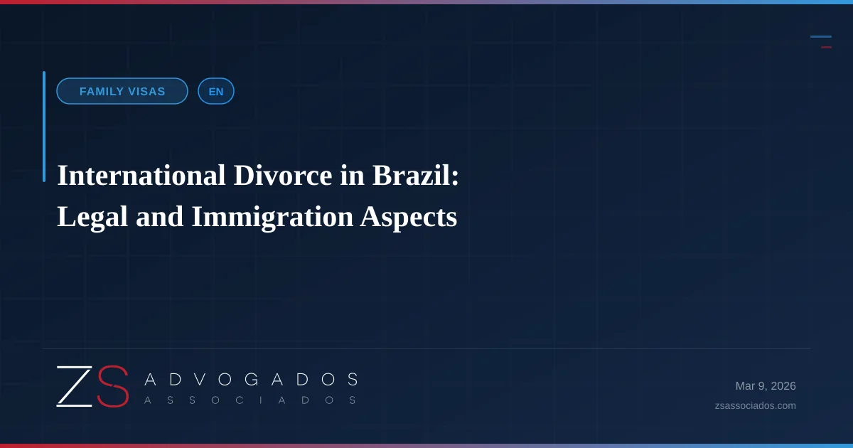 Illustration about International Divorce in Brazil: Legal and Immigration Aspects