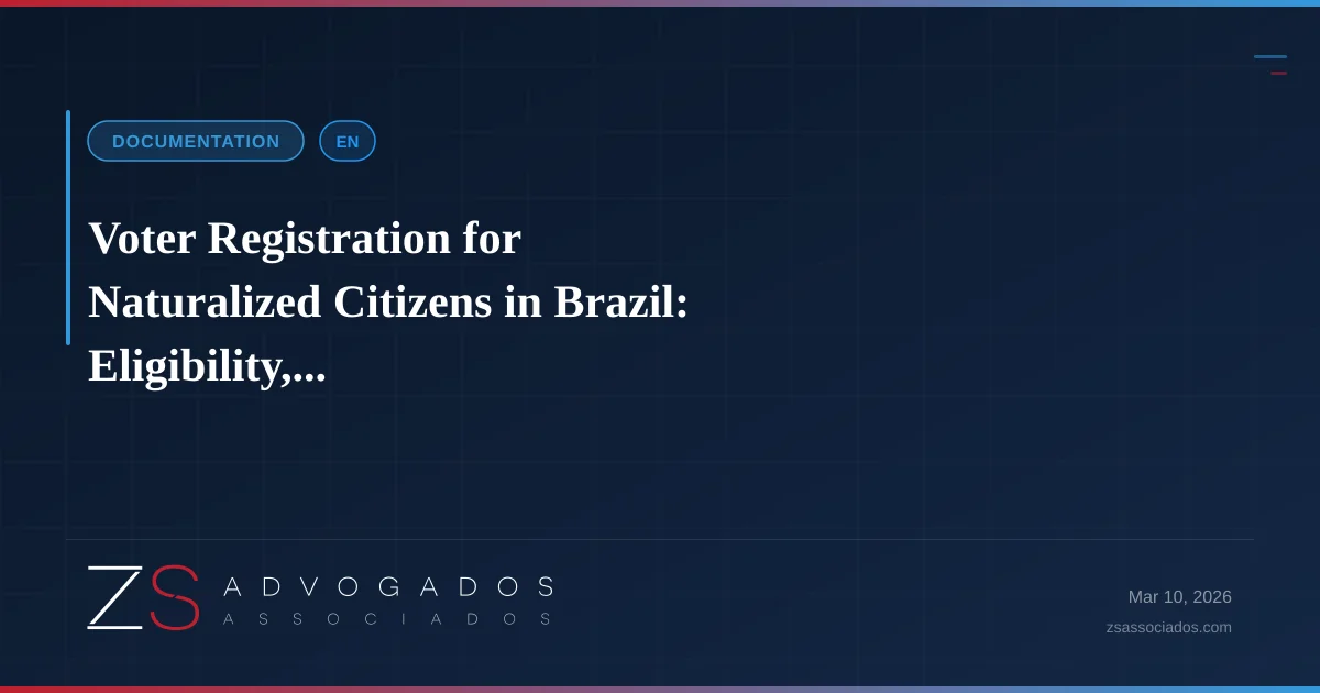 Illustration about Voter Registration for Naturalized Citizens in Brazil: Eligibility,...
