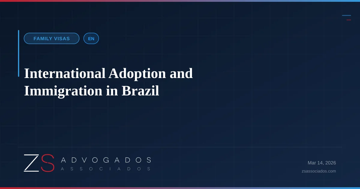 Illustration about International Adoption and Immigration in Brazil