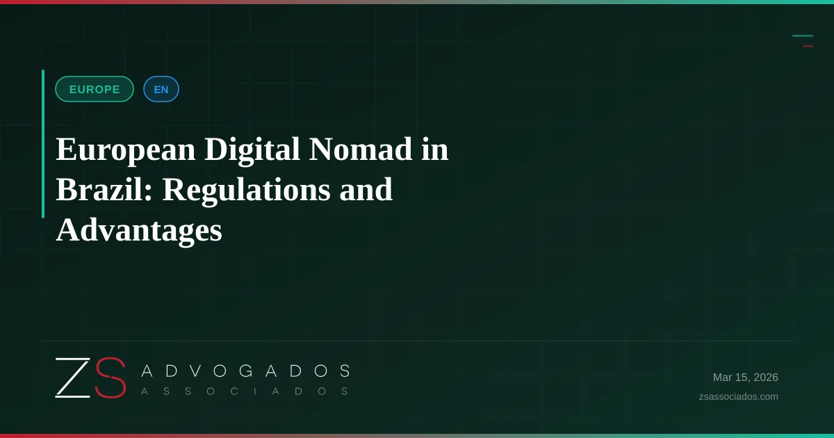 European digital nomads working in Brazil