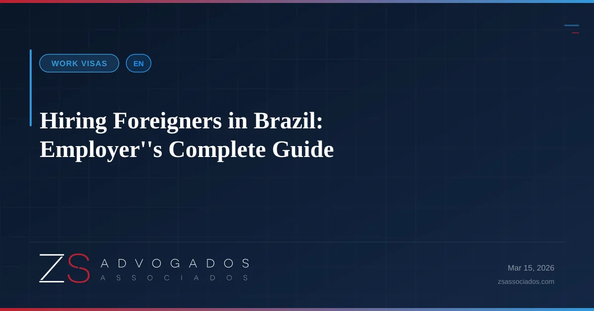 Illustration about Hiring Foreigners in Brazil: Employer's Complete Guide