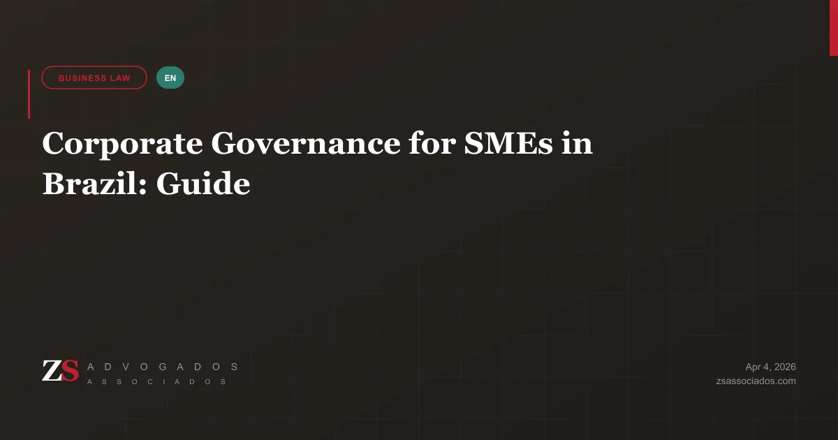 Corporate governance for SMEs in Brazil