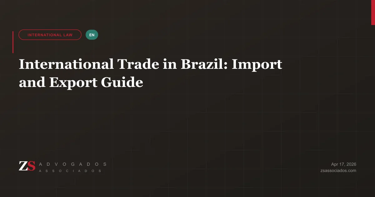 Illustration about international trade, import and export in Brazil