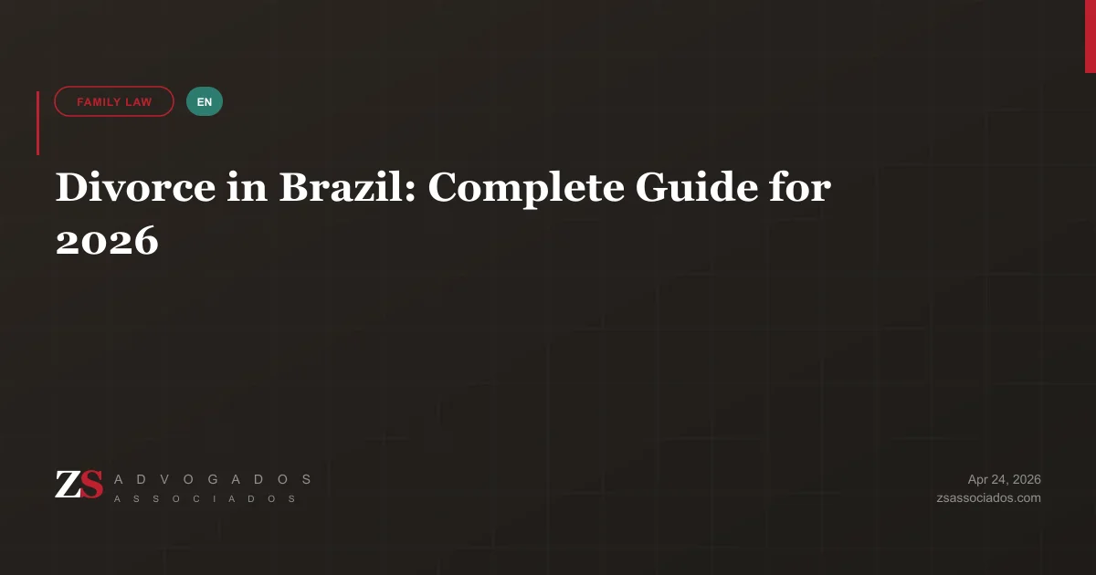 Illustration about divorce in Brazil with scales of justice and wedding ring