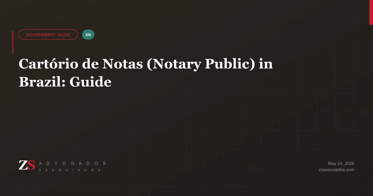 Illustration about the Cartório de Notas notary public office in Brazil for foreigners