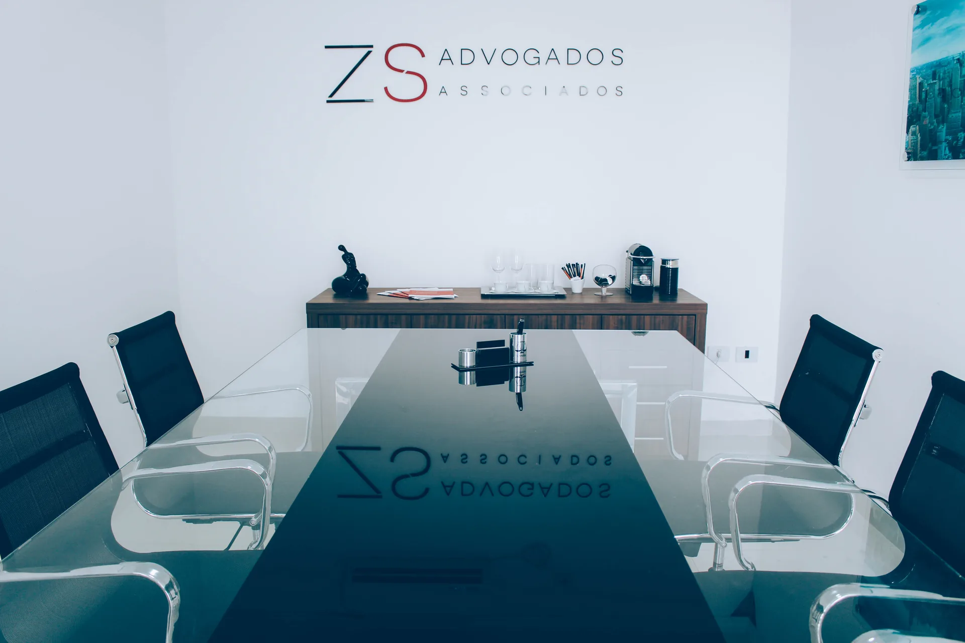 Sala de reuniões do ZS Advogados Associados